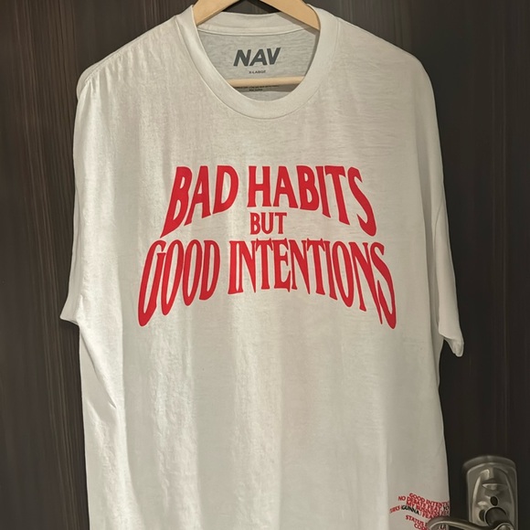 VLONE X NAV White tee - Picture 3 of 3